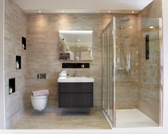 Tom Doyle Supplies Showrooms Modern Bathroom Dublin by Halo