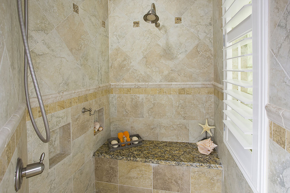 Inspiration for a timeless bathroom remodel in Tampa