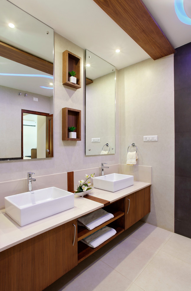 Пример оригинального дизайна: ванная комната в восточном стиле
