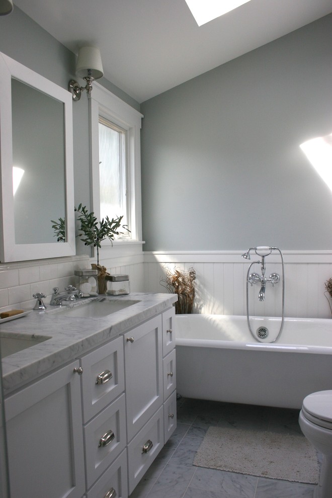 Example of a classic bathroom design in San Francisco