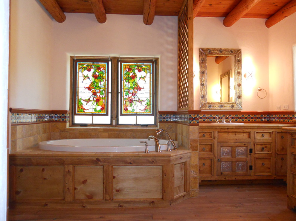 Bathroom - eclectic bathroom idea in Albuquerque