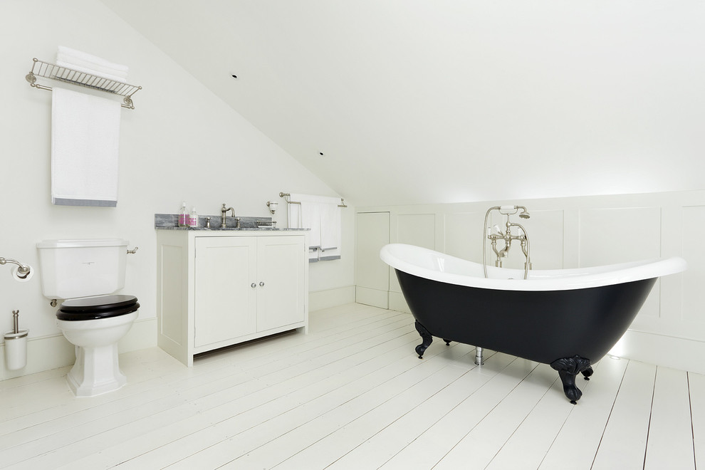 Design ideas for a classic bathroom in London.