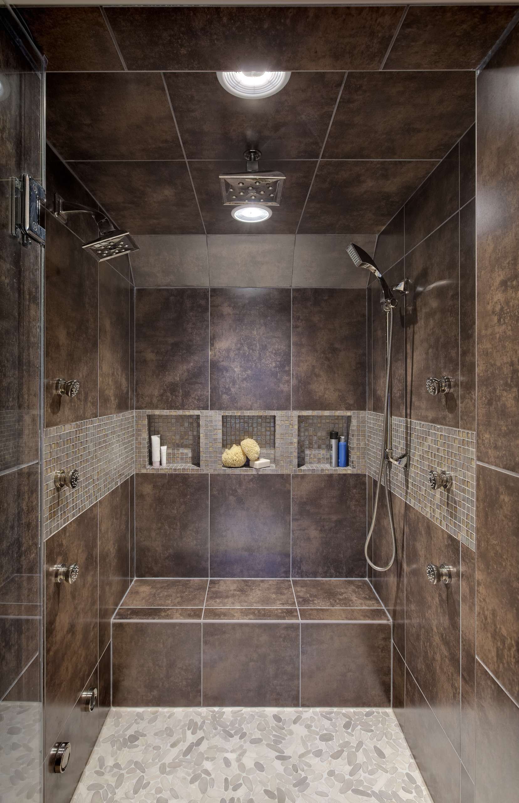 Steam Shower In Master Bathroom Ideas, 5×7 Bathroom Design