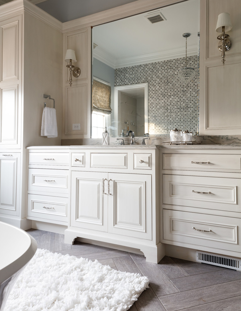 Transitional Master Bathroom - Transitional - Bathroom - Raleigh - by ...