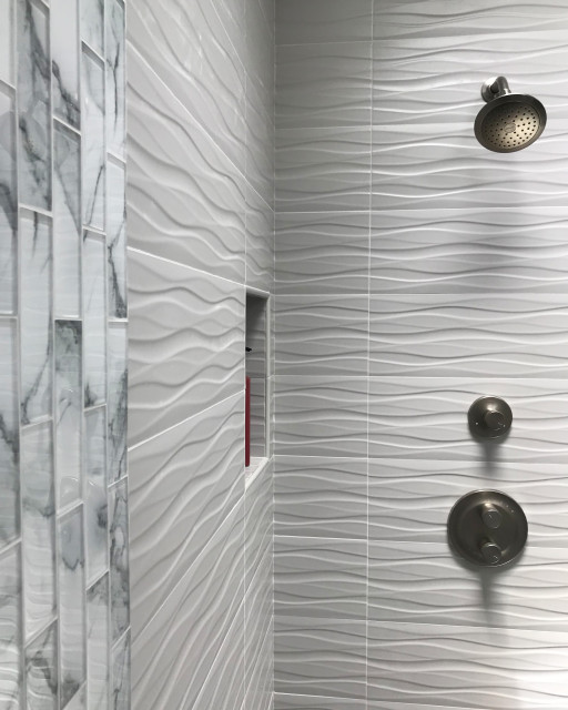 Transitional Spa Like Master Bathroom With Walk In Shower Classico 