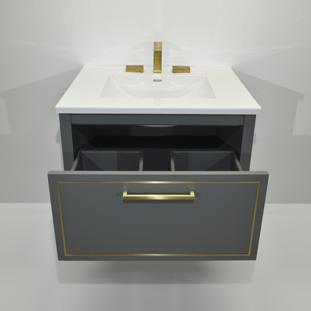 Transitional Vanities Transitional Bathroom Atlanta by The