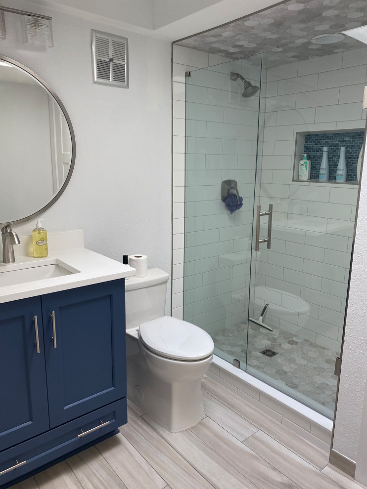 Treasure Island Beach Condo Renovation - Beach Style - Bathroom - Tampa ...