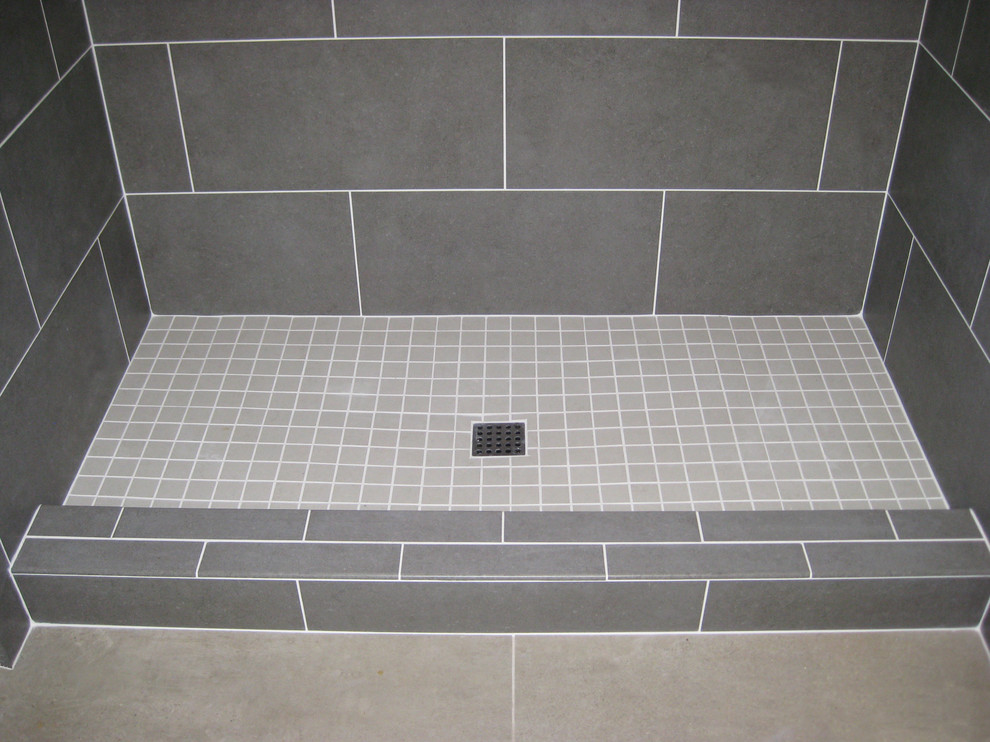 Tub to Shower Conversions with Barn Doors Country Bathroom Dallas