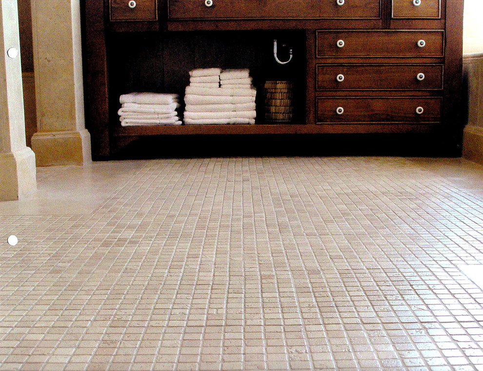Tumbled Marble Tile - Traditional - Bathroom - Toronto - by Cercan Tile ...