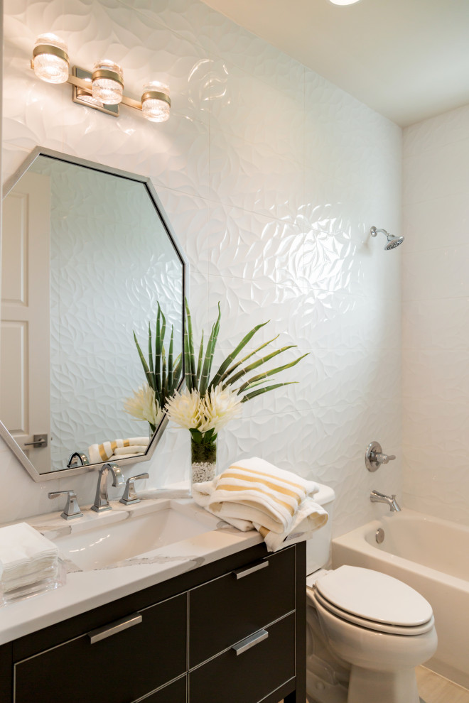 Tundra Homes Model in Cape Coral, FL Transitional Bathroom Miami