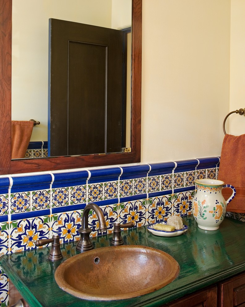 This is an example of a mediterranean bathroom in San Diego.