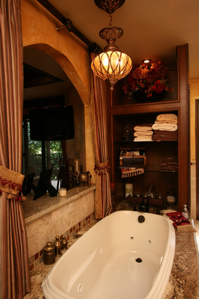 This is an example of a classic bathroom in Orange County.