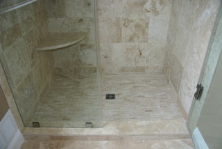 Tuscany Beige Travertine Bathroom - Traditional - Bathroom ...
