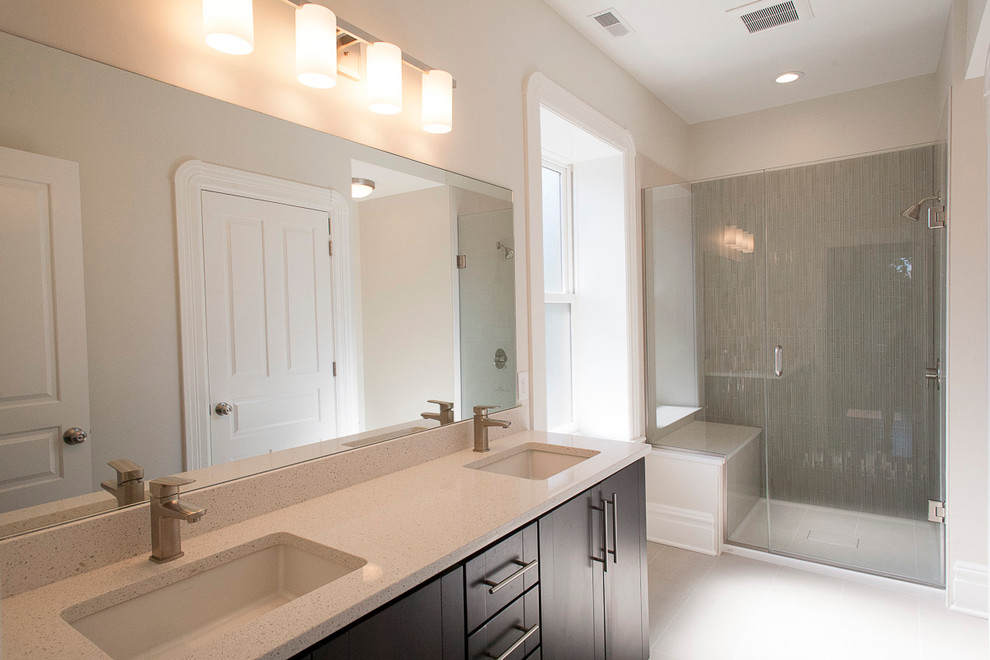 Twofamily Conversion Transitional Bathroom St Louis