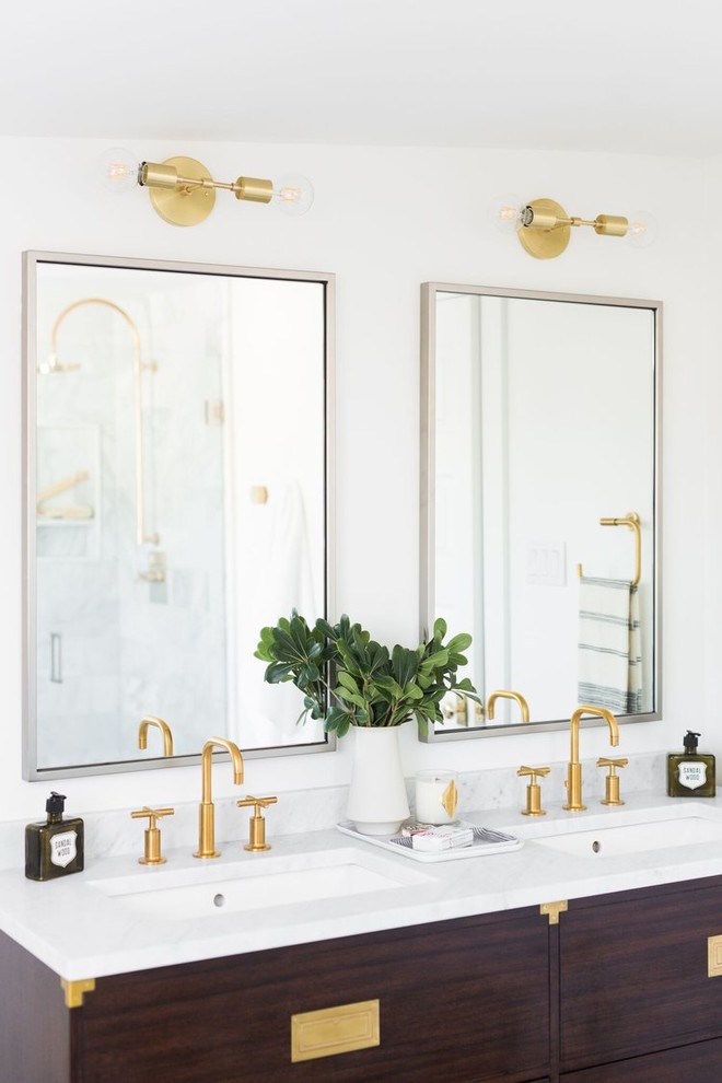 U Street Midcentury Bathroom Salt Lake City by Studio McGee Houzz