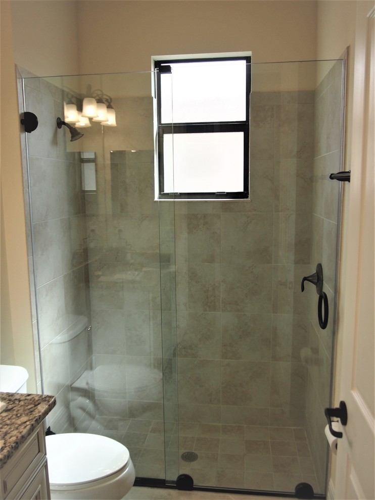 UltraSlide Shower Door System Bathroom Miami by Shower Door City