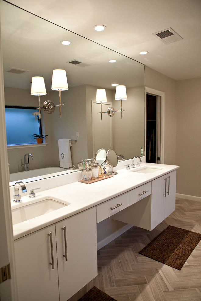 University Park Bath Contemporary Bathroom Dallas by Eric Cantu