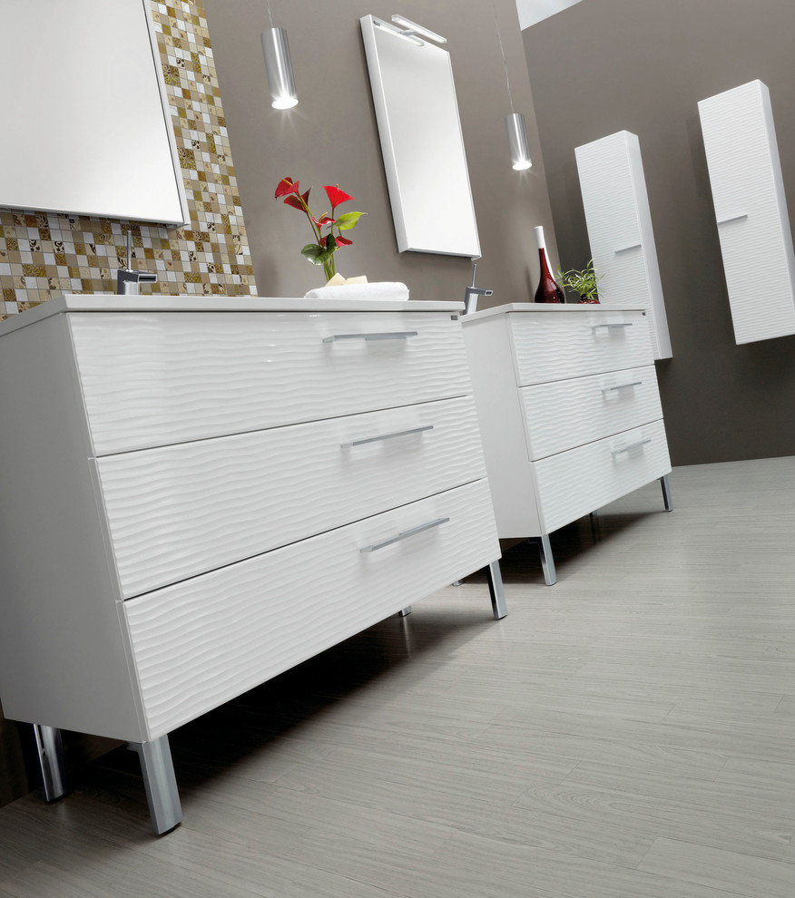 Valenzuela Bath from Spain Linea Dune In stock now Contemporary