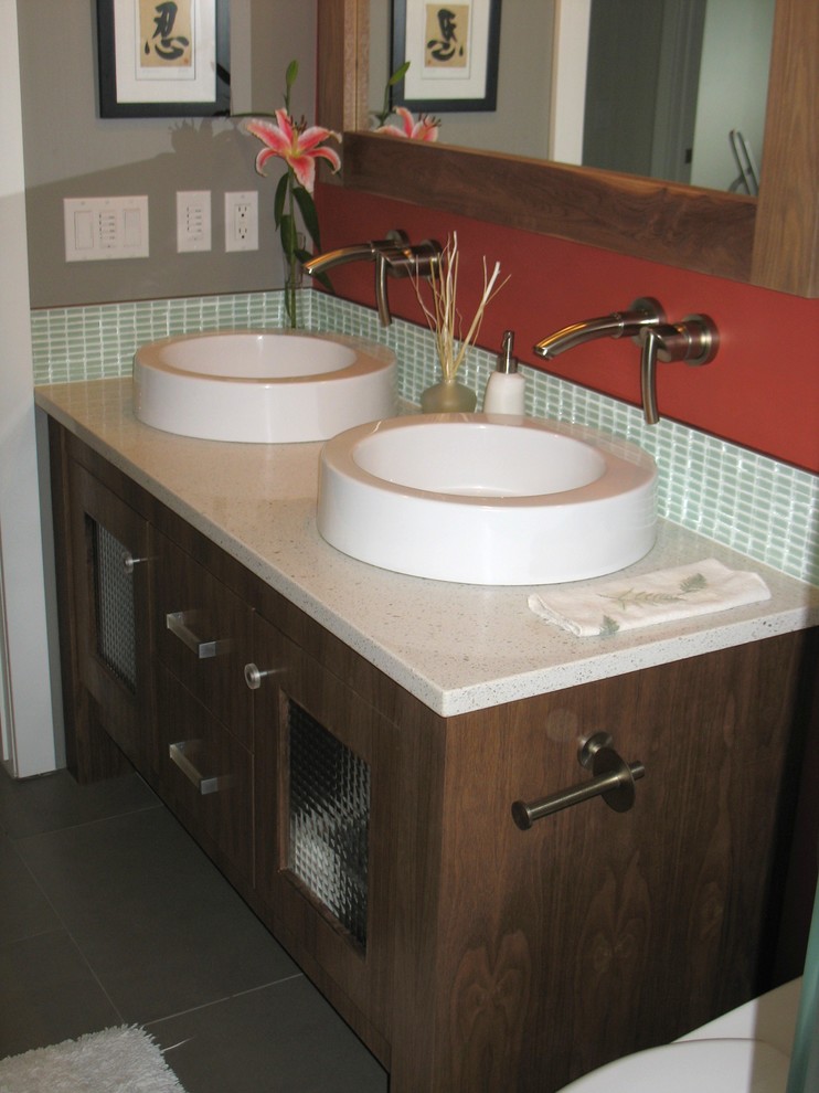 Valla Vanity Contemporary Bathroom Calgary by Prairie Point