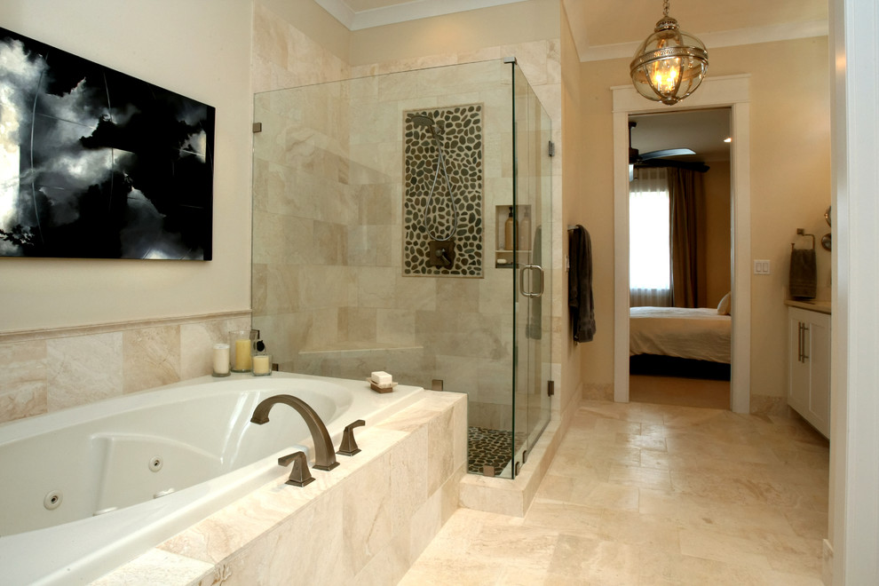 Photo of a contemporary bathroom in Louisville.