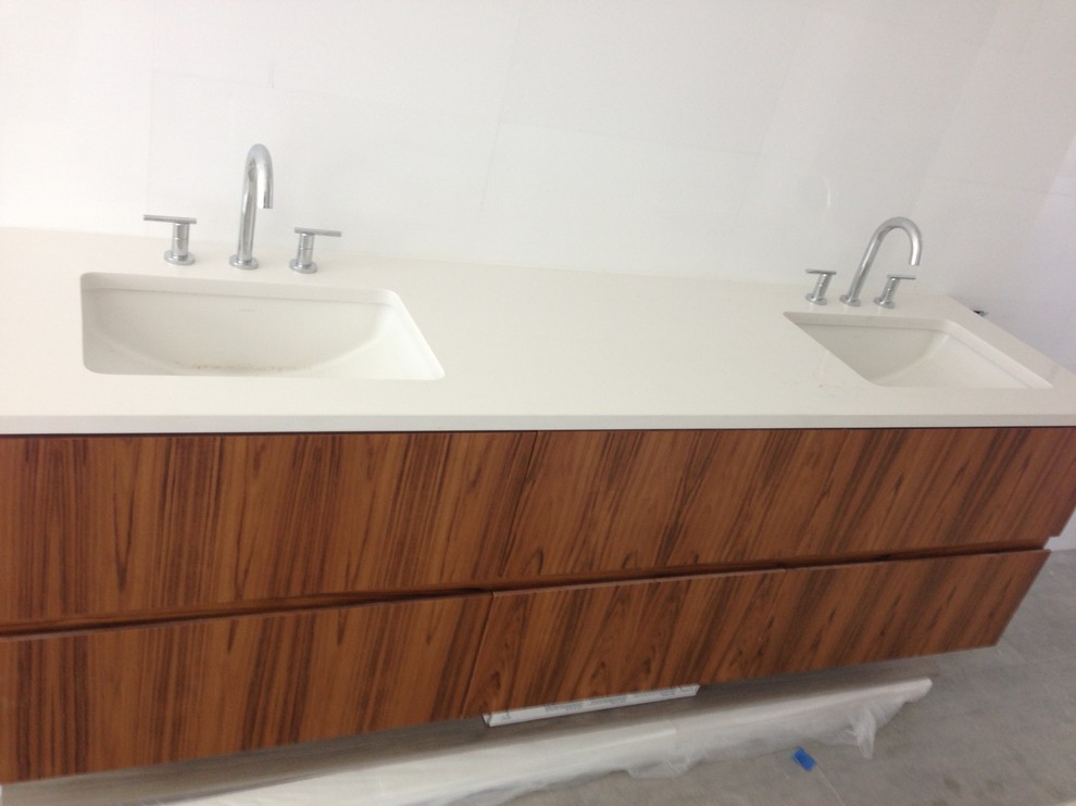 VANITIES Contemporary Bathroom Miami by Metro Renovation