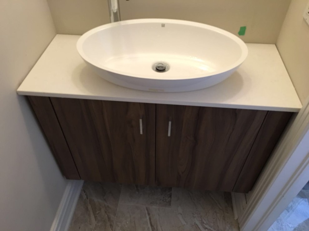 Vanity and laundry room Modern Bathroom Toronto by Neo Kitchen