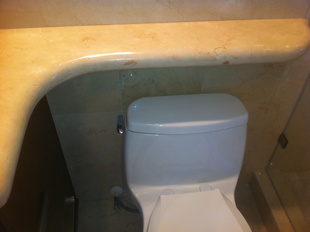 Vanity Countertop Extension Traditional Bathroom Houston by J