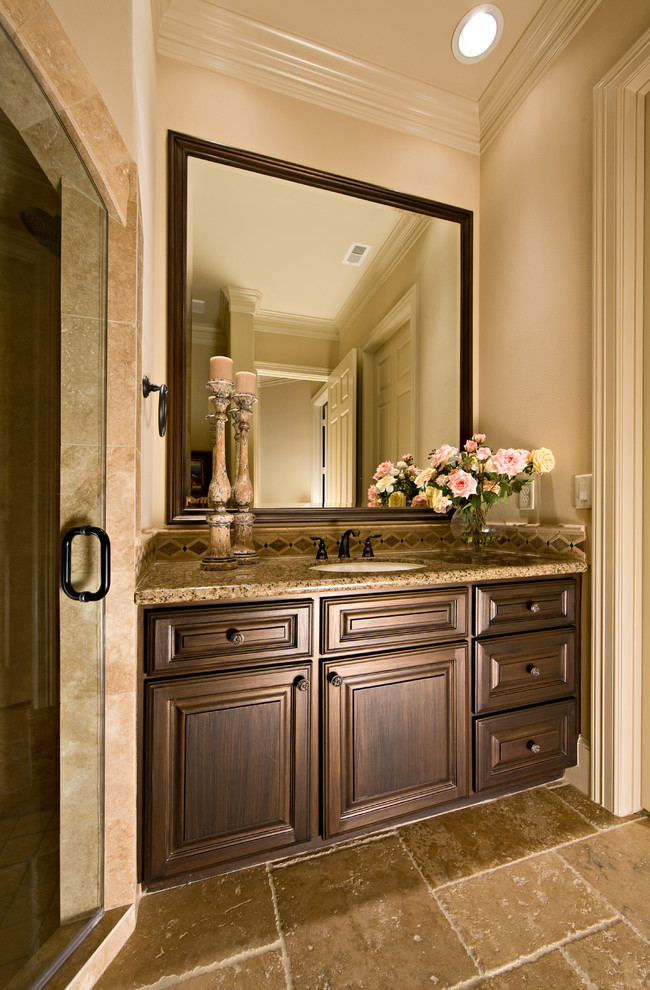 Vanity nook Transitional Bathroom Houston by The Design Source