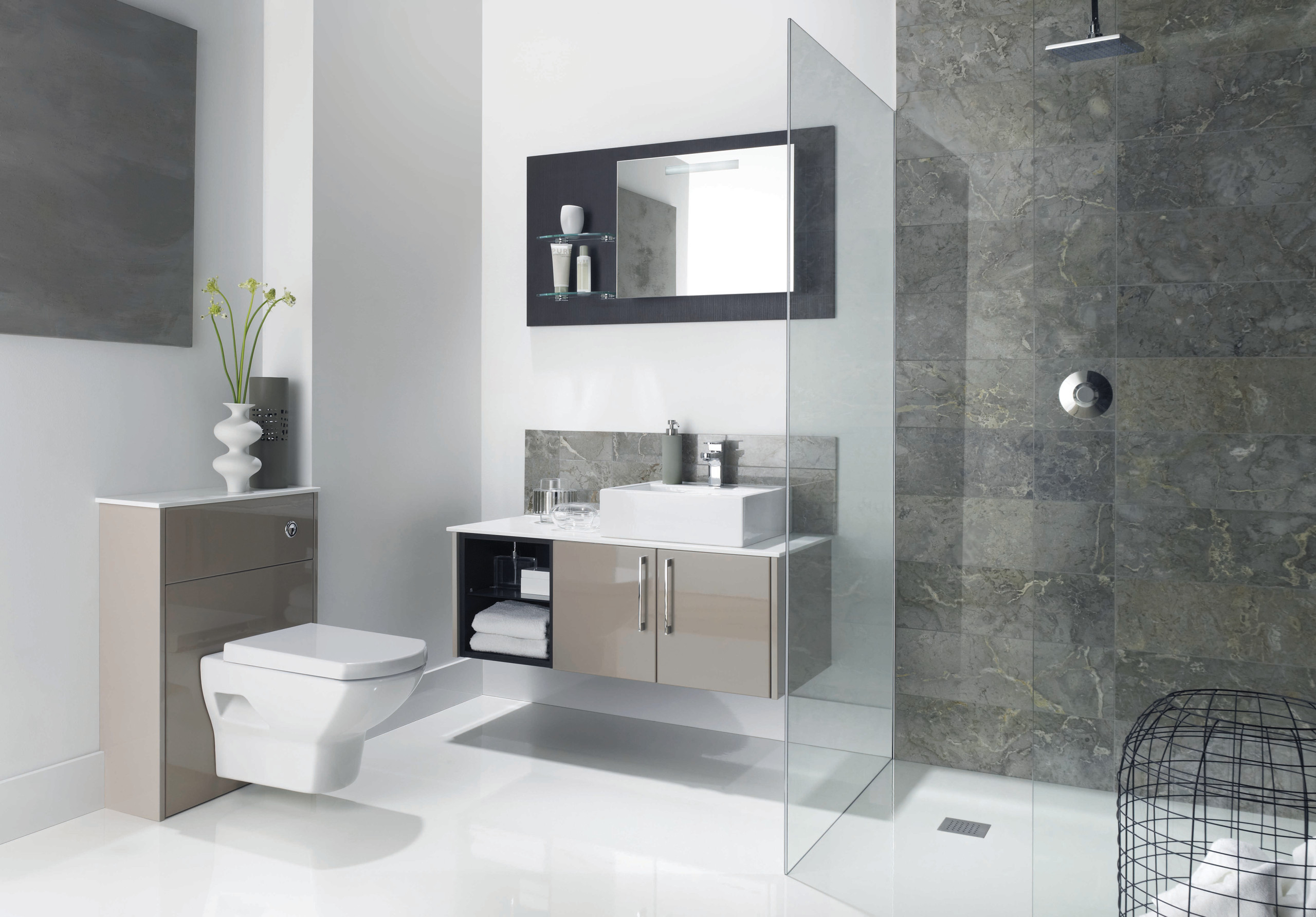 Vanity Units And Bathroom Furniture Modern Bathroom London By Style Ideas Ltd Houzz