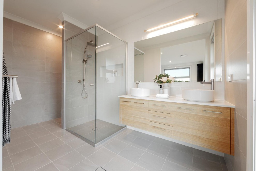 Skandinavisches Badezimmer in Wollongong