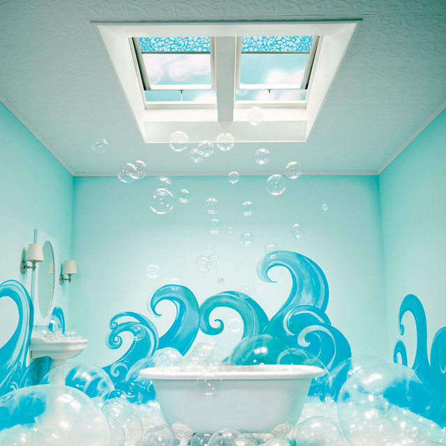 Velux skylights freshen the bathroom Eclectic Bathroom Charlotte