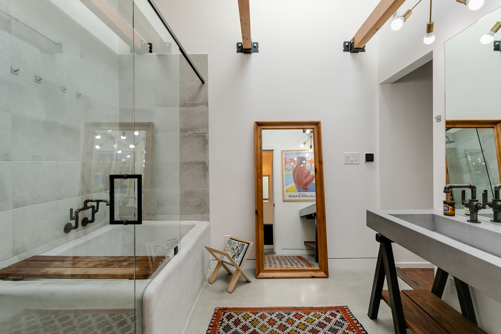 Venice Beach Man Pad Contemporary Bathroom Los Angeles by