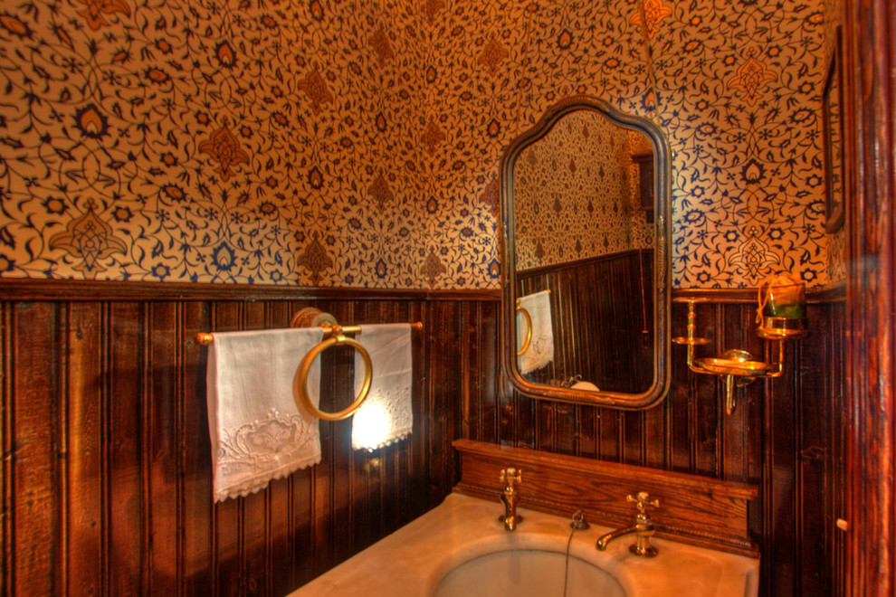 Victorian Home Bathroom Restoration with PullChain Toilet Victorian