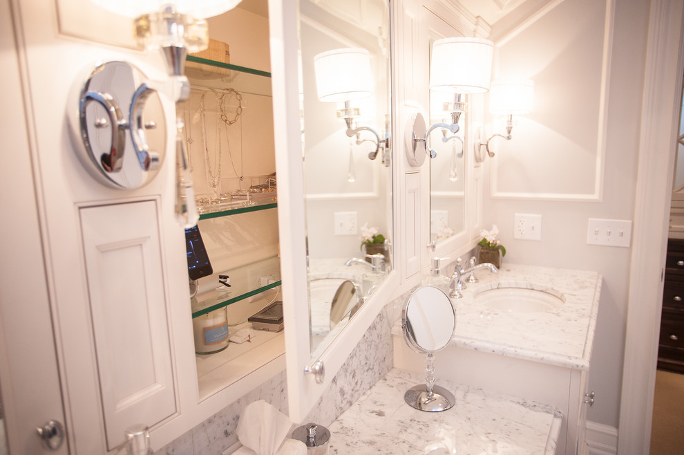 Example of an ornate bathroom design in New York