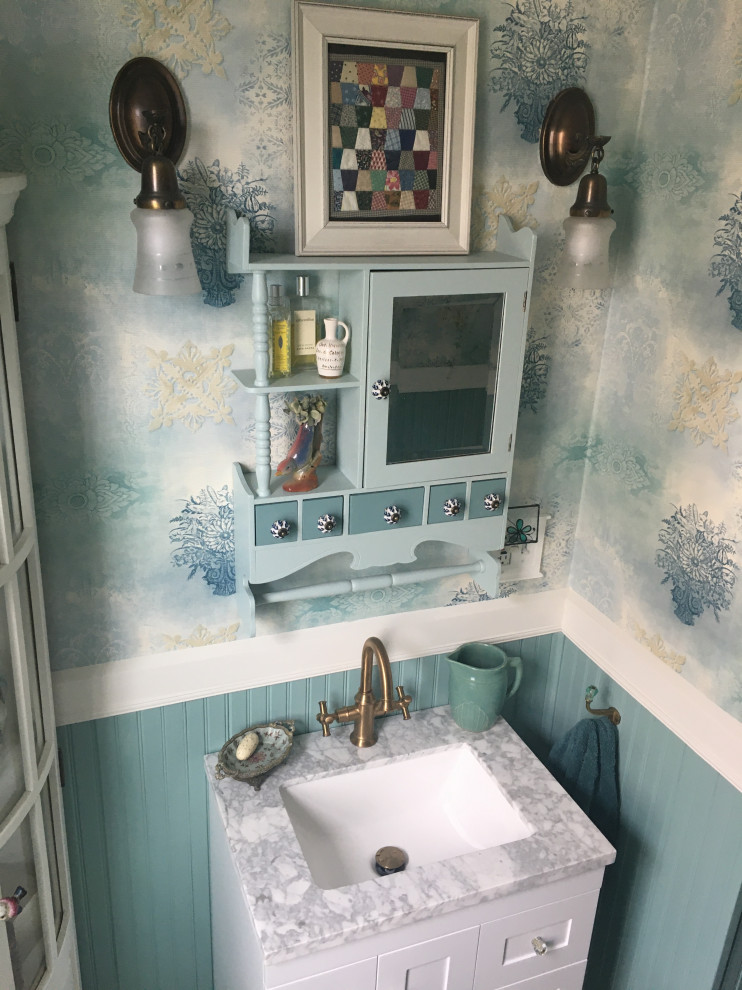 Vintage bath update - Victorian - Bathroom - Denver - by Design a la ...