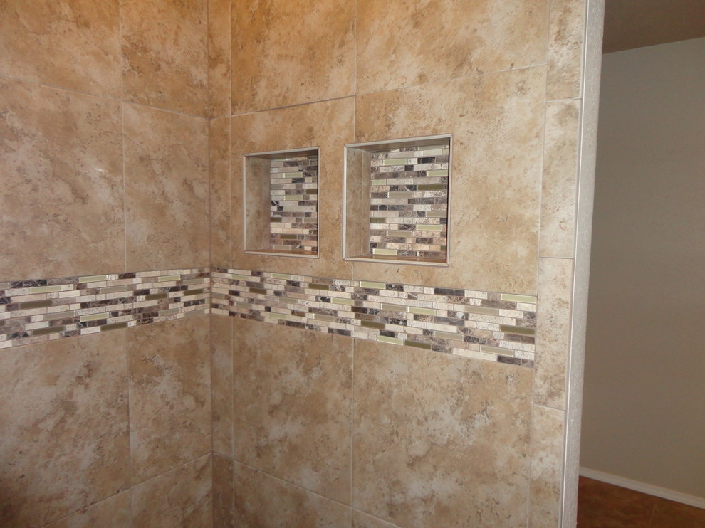 Walk In shower Contemporary Bathroom Oklahoma City by