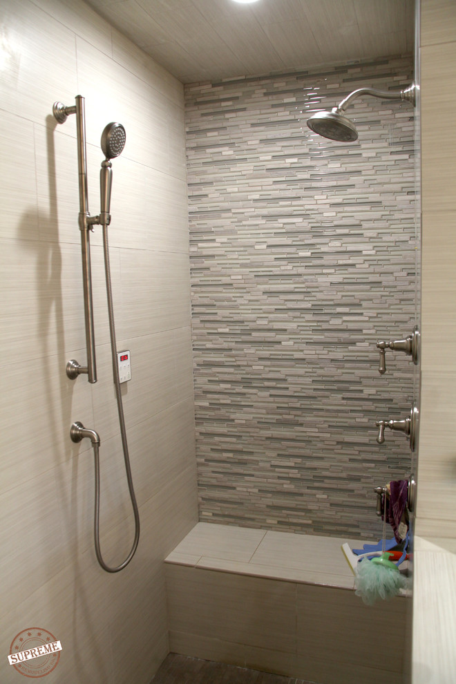 Walk in Shower Los Angeles Project Flight Modern Bathroom Los