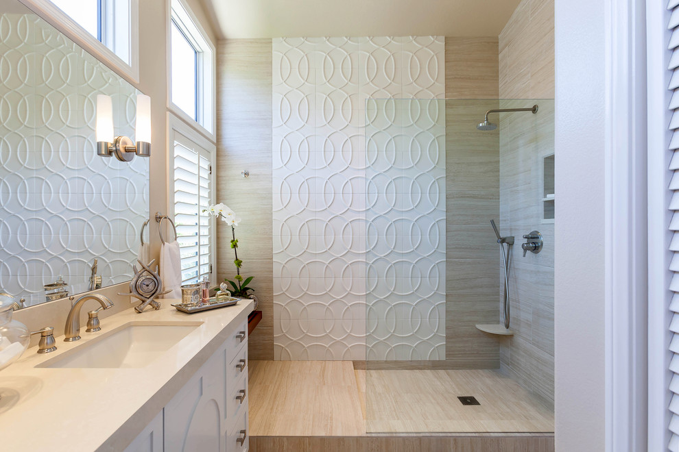 Walker Zanger Studio Moderne Bathroom Remodel Contemporary