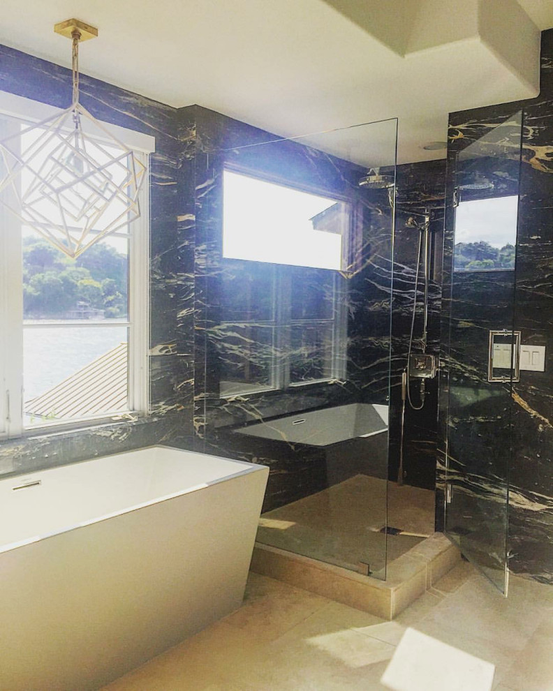 Wall Wraps - Bathroom - Austin - by AAA Stoneworks | Houzz