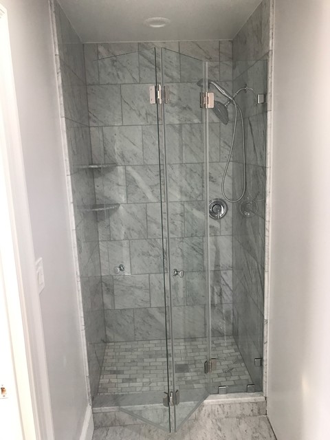 Washington D.C Bifold Shower Enclosure - Modern - Bathroom - DC Metro ...