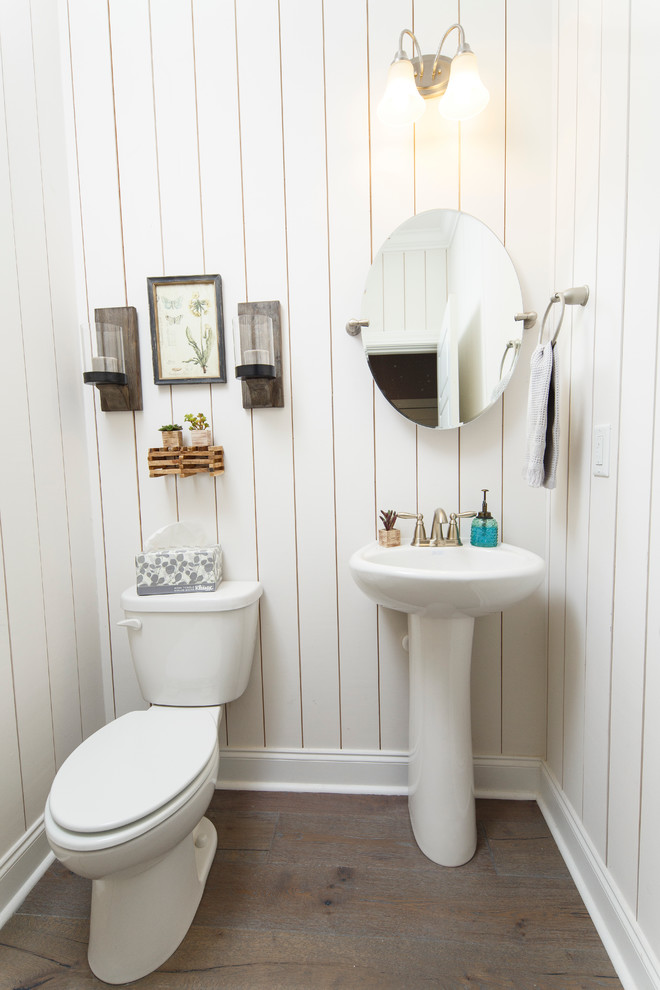 Example of a classic powder room design in Charleston