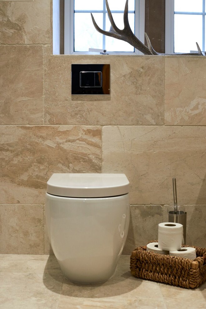 Inredning av ett modernt badrum