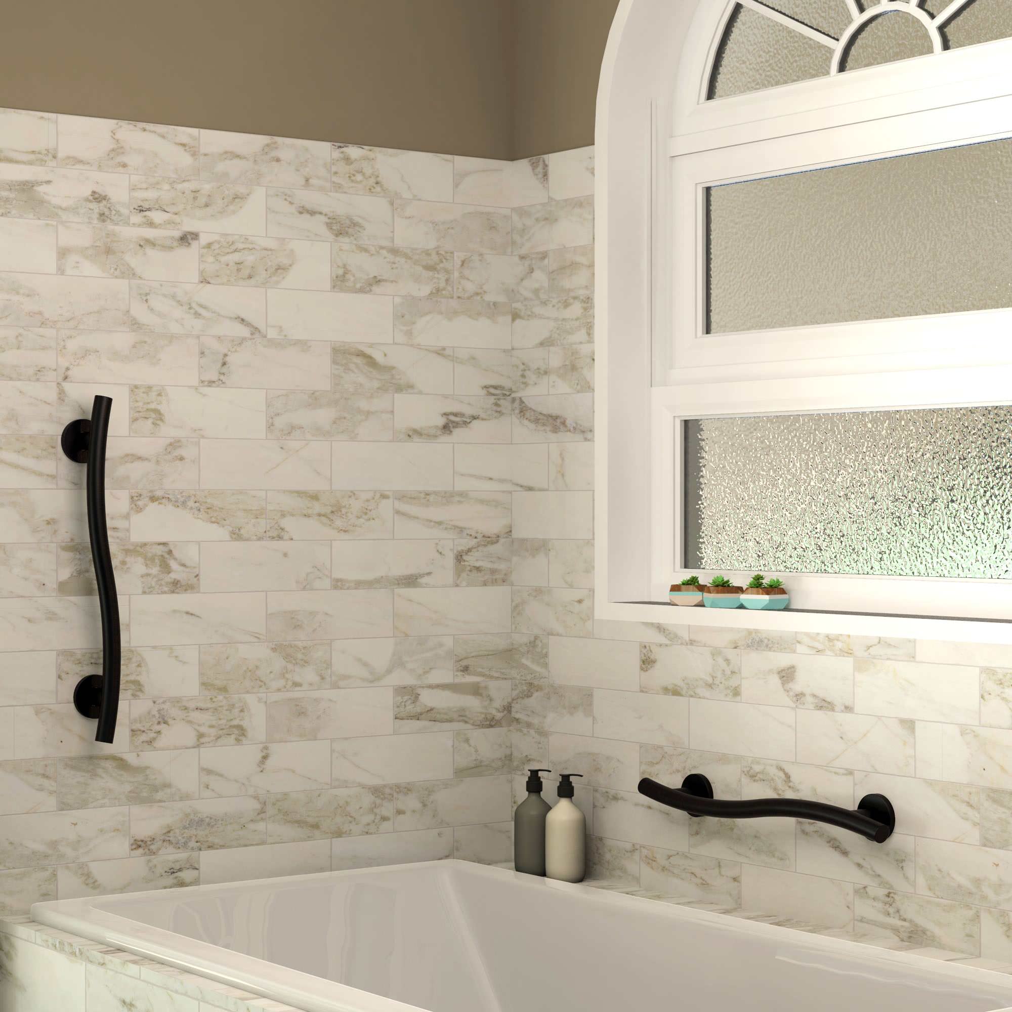 Grab Bar For Tile - Photos & Ideas | Houzz