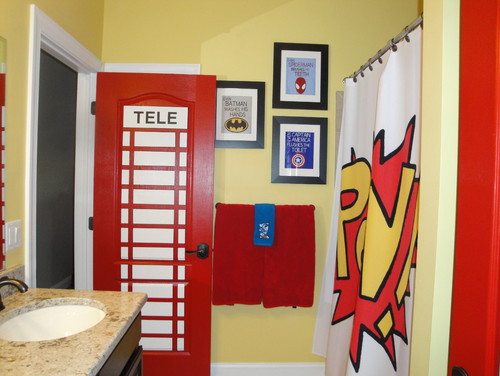 Telephone Booth Bathroom Door