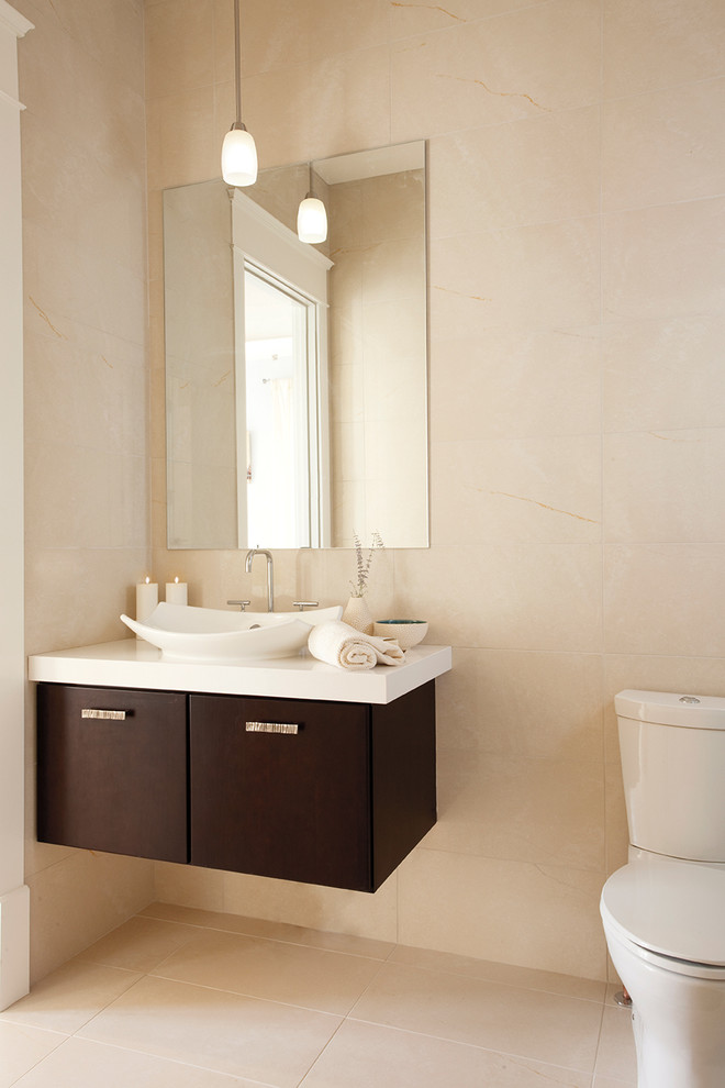 Imagen de cuarto de baño tradicional renovado de tamaño medio