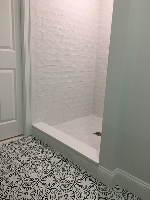 Farmhouse Black and White Bathroom - Country - Bathroom - Other - by ...