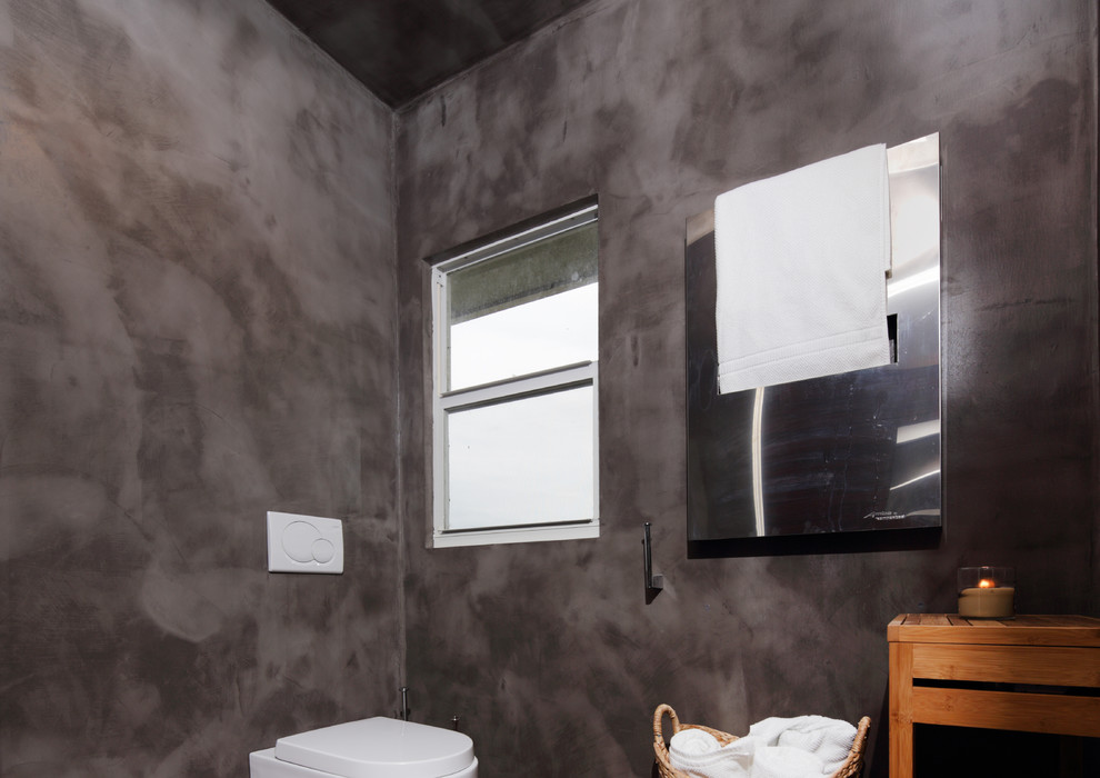 Wellington - Microcement Master Bathroom - Contemporary - Bathroom ...