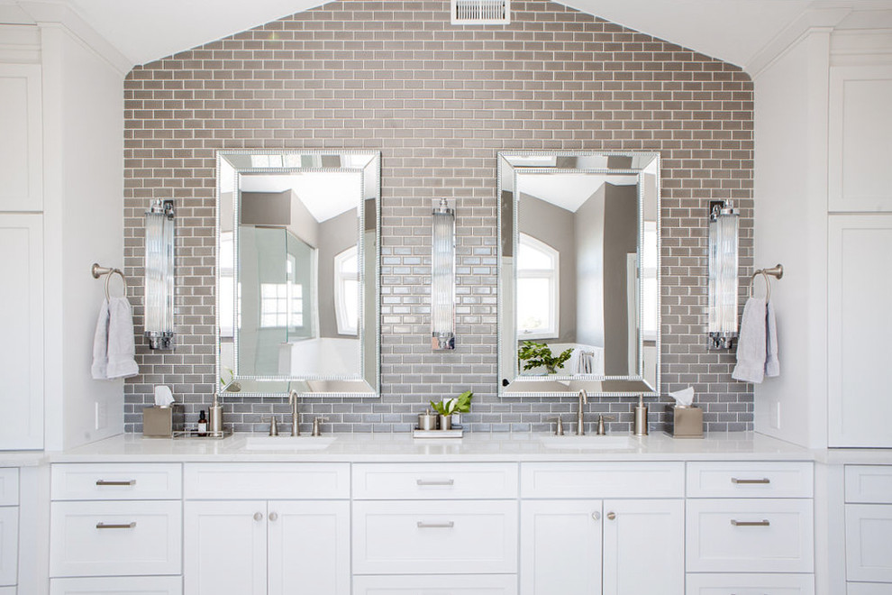 West 52nd Place Bathroom Renovation - Transitional - Bathroom - Denver - by TVL Creative Ltd ...
