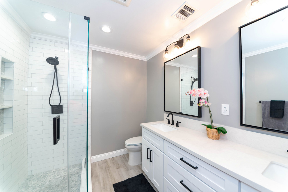 West Hills Bathroom Remodel Modern Bathroom Los Angeles by