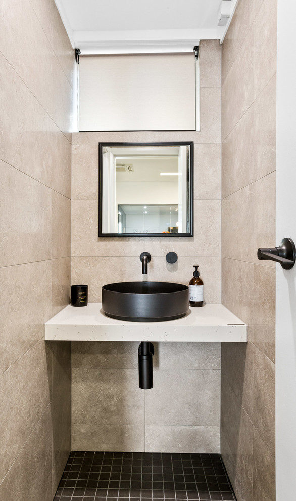 Bathroom - contemporary bathroom idea in Perth